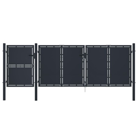 Puerta de jardín metal gris antracita 4x1,75 m von , Gartentore - Ref: Foro24-144549, Preis: 730,02 €, Rabatt: %