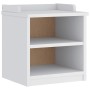 Banco de recibidor SANDNES madera maciza pino blanco 45x40x50cm von , Bänke für Hallen und Lager - Ref: Foro24-4010444, Preis...