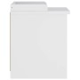 Banco de recibidor SANDNES madera maciza pino blanco 45x40x50cm von , Bänke für Hallen und Lager - Ref: Foro24-4010444, Preis...