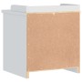 Banco de recibidor SANDNES madera maciza pino blanco 45x40x50cm von , Bänke für Hallen und Lager - Ref: Foro24-4010444, Preis...