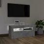 Mueble de TV con luces LED gris hormigón 90x35x40 cm de vidaXL, Muebles TV - Ref: Foro24-804323, Precio: 56,00 €, Descuento: %