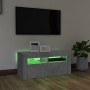 TV-Ständer mit LED-Leuchten grau Beton 90x35x40 cm von vidaXL, TV-Möbel - Ref: Foro24-804323, Preis: 56,68 €, Rabatt: %