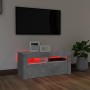 TV-Ständer mit LED-Leuchten grau Beton 90x35x40 cm von vidaXL, TV-Möbel - Ref: Foro24-804323, Preis: 56,68 €, Rabatt: %