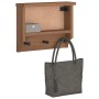 Perchero de pared SANDNES 45x12x35 cm madera maciza de pino von , Hut- und Garderobenständer - Ref: Foro24-4010452, Preis: 25...