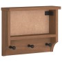 Perchero de pared SANDNES 45x12x35 cm madera maciza de pino von , Hut- und Garderobenständer - Ref: Foro24-4010452, Preis: 25...
