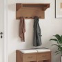 Perchero de pared SANDNES madera maciza de pino 87x30x42 cm von , Hut- und Garderobenständer - Ref: Foro24-4010473, Preis: 69...
