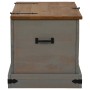 Baúl de almacenamiento HALDEN gris 91x48x47 cm madera maciza by , Storage trunks - Ref: Foro24-4018403, Price: 163,66 €, Disc...