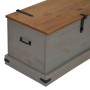 Baúl de almacenamiento HALDEN gris 91x48x47 cm madera maciza by , Storage trunks - Ref: Foro24-4018403, Price: 163,66 €, Disc...