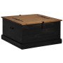 Baúl de almacenamiento HALDEN negro 91x91x47 cm madera maciza by , Storage trunks - Ref: Foro24-4018408, Price: 239,06 €, Dis...