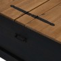 Baúl de almacenamiento HALDEN negro 91x91x47 cm madera maciza by , Storage trunks - Ref: Foro24-4018408, Price: 239,06 €, Dis...