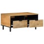 Mesa de centro madera maciza de mango marrón 80x54x40 cm by , Coffee table - Ref: Foro24-4017733, Price: 134,99 €, Discount: %