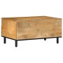 Mesa de centro madera maciza de mango marrón 80x54x40 cm by , Coffee table - Ref: Foro24-4017733, Price: 134,99 €, Discount: %