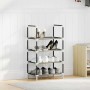 Zapatero 4 niveles negro 44x28x77 cm tejido no tejido by , Shoe racks and shoe organizers - Ref: Foro24-4100617, Price: 13,96...