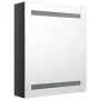 Glossy black LED mirror bathroom cabinet 50x14x60 cm by vidaXL, bathroom vanities - Ref: Foro24-326481, Price: 104,31 €, Disc...