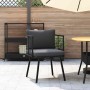 Silla de jardín con cojines ratán sintético negro von , Gartenstühle - Ref: Foro24-4108259, Preis: 115,24 €, Rabatt: %
