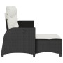 Sofá de jardín reclinable con cojines en forma de L ratán negro by , Outdoor sofas - Ref: Foro24-4108238, Price: 285,25 €, Di...