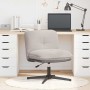 Silla oficina giratoria tejido imitación lana rizada gris claro by , Chairs - Ref: Foro24-4105385, Price: 119,60 €, Discount: %