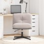 Silla oficina giratoria tejido imitación lana rizada gris claro by , Chairs - Ref: Foro24-4105385, Price: 119,60 €, Discount: %