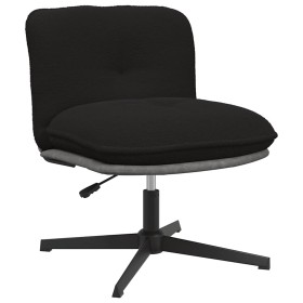 Silla de oficina giratoria tejido imitación lana rizada negro de , Sillas - Ref: Foro24-4105387, Precio: 118,93 €, Descuento: %
