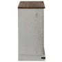 Aparador HALDEN con puerta corredera blanco 80x40x80 cm de , Aparadores - Ref: Foro24-4018422, Precio: 217,92 €