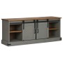 Mueble de TV HALDEN 2 puerta correderas gris 150x40x60 cm von , TV-Möbel - Ref: Foro24-4018415, Preis: 257,86 €, Rabatt: %