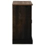 Aparador HALDEN con puerta corredera negro 80x40x80 cm de , Aparadores - Ref: Foro24-4018420, Precio: 205,49 €, Descuento: %