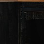 Vinoteca HALDEN con botelleros y puerta corredera negro pino von , Wein- und Spirituosenschränke - Ref: Foro24-4018436, Preis...