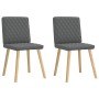 Sillas de comedor 2 unidades tela gris oscuro von , Essstühle - Ref: Foro24-4101122, Preis: 105,19 €, Rabatt: %