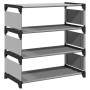 Zapatero 4 niveles gris 54x28x55 cm tejido no tejido by , Shoe racks and shoe organizers - Ref: Foro24-4100622, Price: 21,70 ...