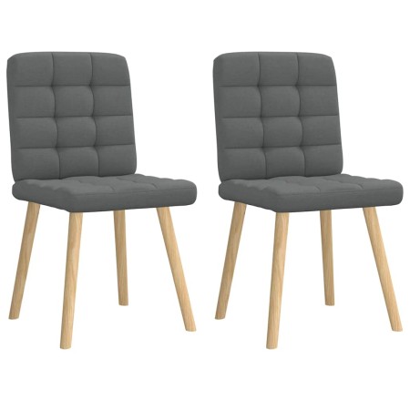 Sillas de comedor 2 unidades tela gris oscuro von , Essstühle - Ref: Foro24-4101092, Preis: 105,52 €, Rabatt: %