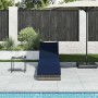Tumbona plegable con cojín y espacio gris ratán sintético by , Loungers - Ref: Foro24-4104227, Price: 233,92 €, Discount: %