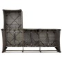 Sofá de jardín reclinable con cojines en forma de L gris by , Outdoor sofas - Ref: Foro24-4108244, Price: 289,76 €, Discount: %