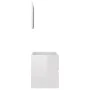 Set muebles de baño 2 piezas madera contrachapada blanco brillo de vidaXL, Muebles de baño - Ref: Foro24-804878, Precio: 60,1...