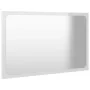 Set muebles de baño 2 piezas madera contrachapada blanco brillo de vidaXL, Muebles de baño - Ref: Foro24-804878, Precio: 60,1...