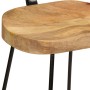 Taburetes de barra 2 uds 49x43x103 cm madera maciza de mango von , Küchenhocker - Ref: Foro24-4013521, Preis: 146,63 €, Rabat...