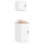 Armarios 2 uds para garaje madera de ingeniería blanco von , Armarios industriales - Ref: Foro24-3328296, Preis: 87,97 €, Rab...