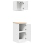 Armarios 2 uds para garaje madera de ingeniería blanco von , Armarios industriales - Ref: Foro24-3328296, Preis: 87,97 €, Rab...