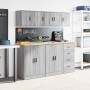 Armario de pared para garaje madera de ingeniería gris sonoma by , Armarios industriales - Ref: Foro24-860617, Price: 27,98 €...