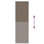 Estor Enrollable Opaco color café 40x130 cm Tela Ancho 35,7 cm by , Blinds and blinds - Ref: Foro24-4010960, Price: 23,27 €, ...