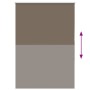 Estor Enrollable Opaco Color Café 110x130 cm Tela Ancho 105,7cm by , Blinds and blinds - Ref: Foro24-4010974, Price: 24,91 €,...