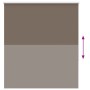 Estor Enrollable Opaco Color Café 120x130 cm Tela Ancho 116,6cm von , Jalousien und Jalousien - Ref: Foro24-4010976, Preis: 2...