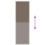 Estor Enrollable Opaco Color Café 50x130 cm Tela Ancho 45,7cm by , Blinds and blinds - Ref: Foro24-4010962, Price: 17,77 €, D...