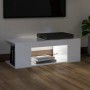 TV-Schrank mit strahlend weißen LED-Leuchten 90x39x30 cm von vidaXL, TV-Möbel - Ref: Foro24-804244, Preis: 52,31 €, Rabatt: %