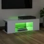 TV cabinet with bright white LED lights 90x39x30 cm by vidaXL, TV Furniture - Ref: Foro24-804244, Price: 51,57 €, Discount: %