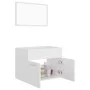 Badezimmermöbel Set 2 Stück Sperrholz weiß von vidaXL, Badezimmermöbel - Ref: Foro24-804782, Preis: 65,72 €, Rabatt: %