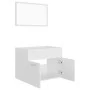 Badezimmermöbel Set 2 Stück Sperrholz weiß von vidaXL, Badezimmermöbel - Ref: Foro24-804782, Preis: 65,72 €, Rabatt: %