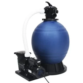 Sandfilter 7-Wege-Ventil und 1000-W-Pumpe blau und schwarz von vidaXL, Pool- und Spa-Filter - Ref: Foro24-313991, Preis: 492,...