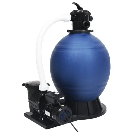 Sand filter 7-way valve and 1000 W pump blue and black by vidaXL, Pool and spa filters - Ref: Foro24-313991, Price: 492,62 €,...