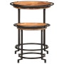Juego de mesas auxiliar 2 piezas madera maciza de acacia de , Mesas auxiliares - Ref: Foro24-4013514, Precio: 90,53 €, Descue...