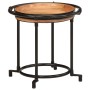 Juego de mesas auxiliar 2 piezas madera maciza de acacia de , Mesas auxiliares - Ref: Foro24-4013514, Precio: 90,53 €, Descue...